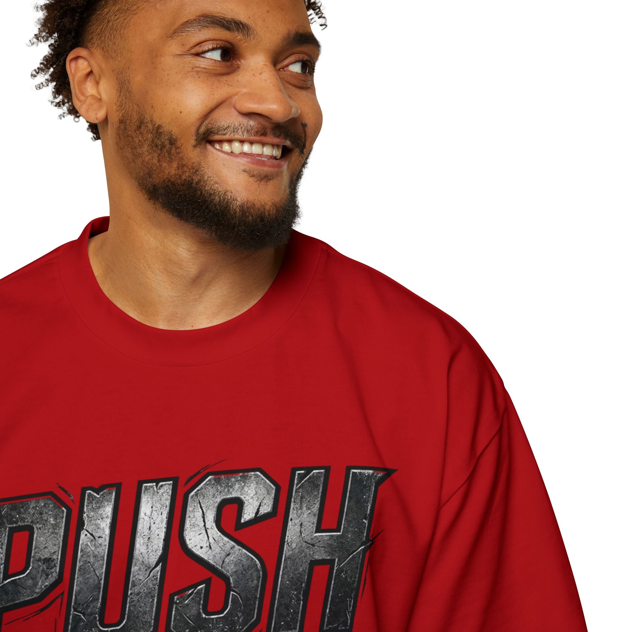 Push Forward Oversized Men's T-Shirt