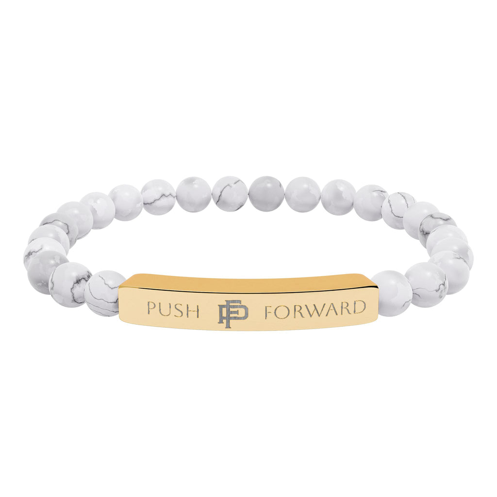 Engravable Natural Stone Bracelet