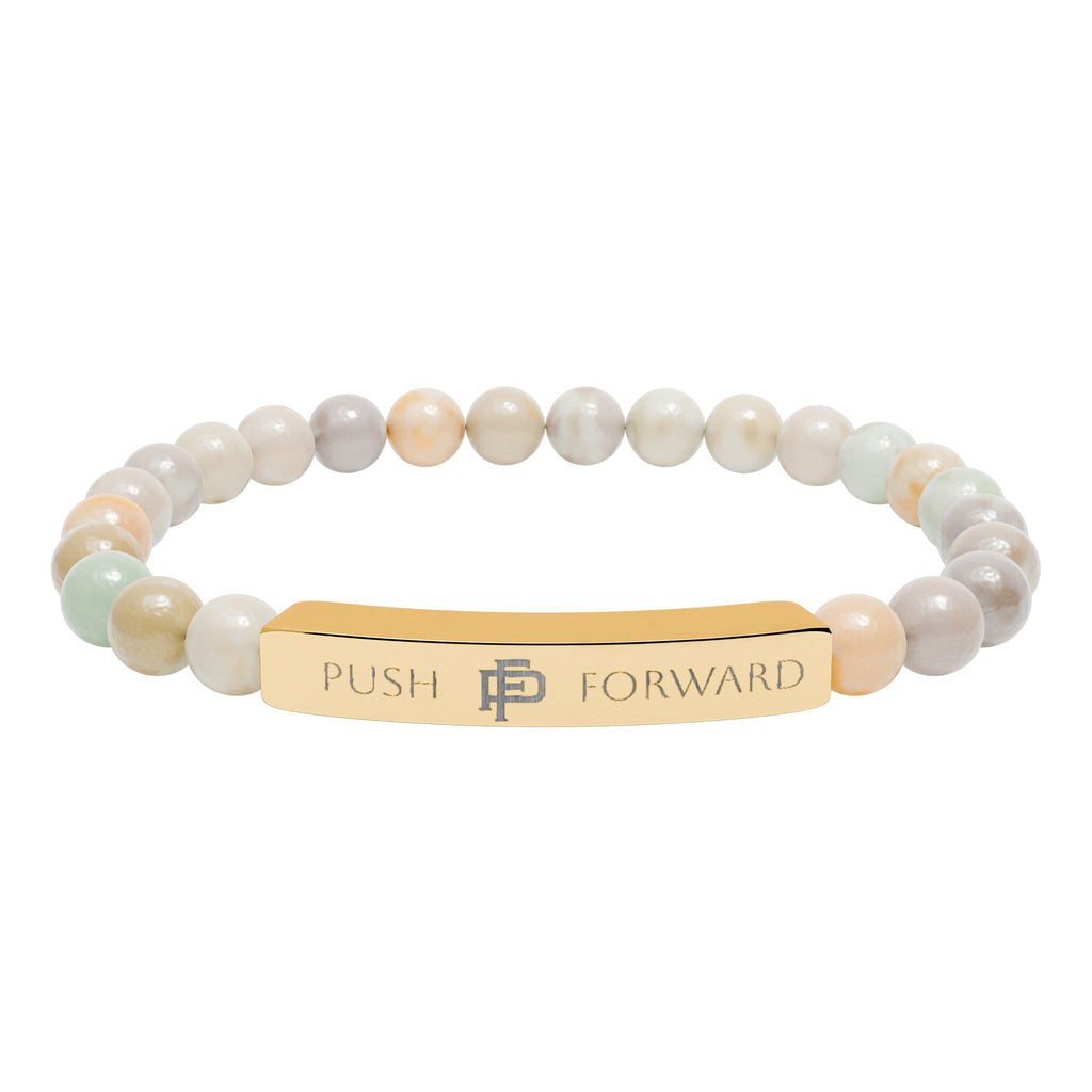 Engravable Natural Stone Bracelet