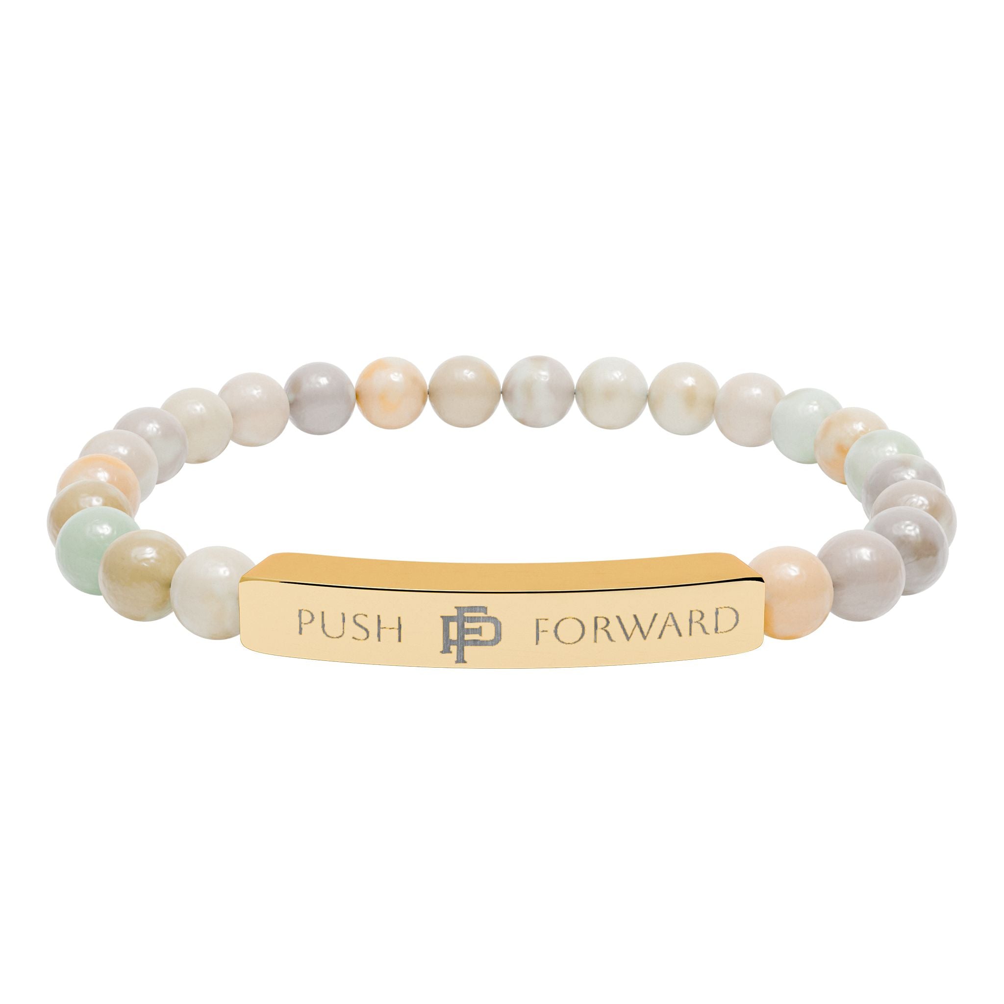 Engravable Natural Stone Bracelet