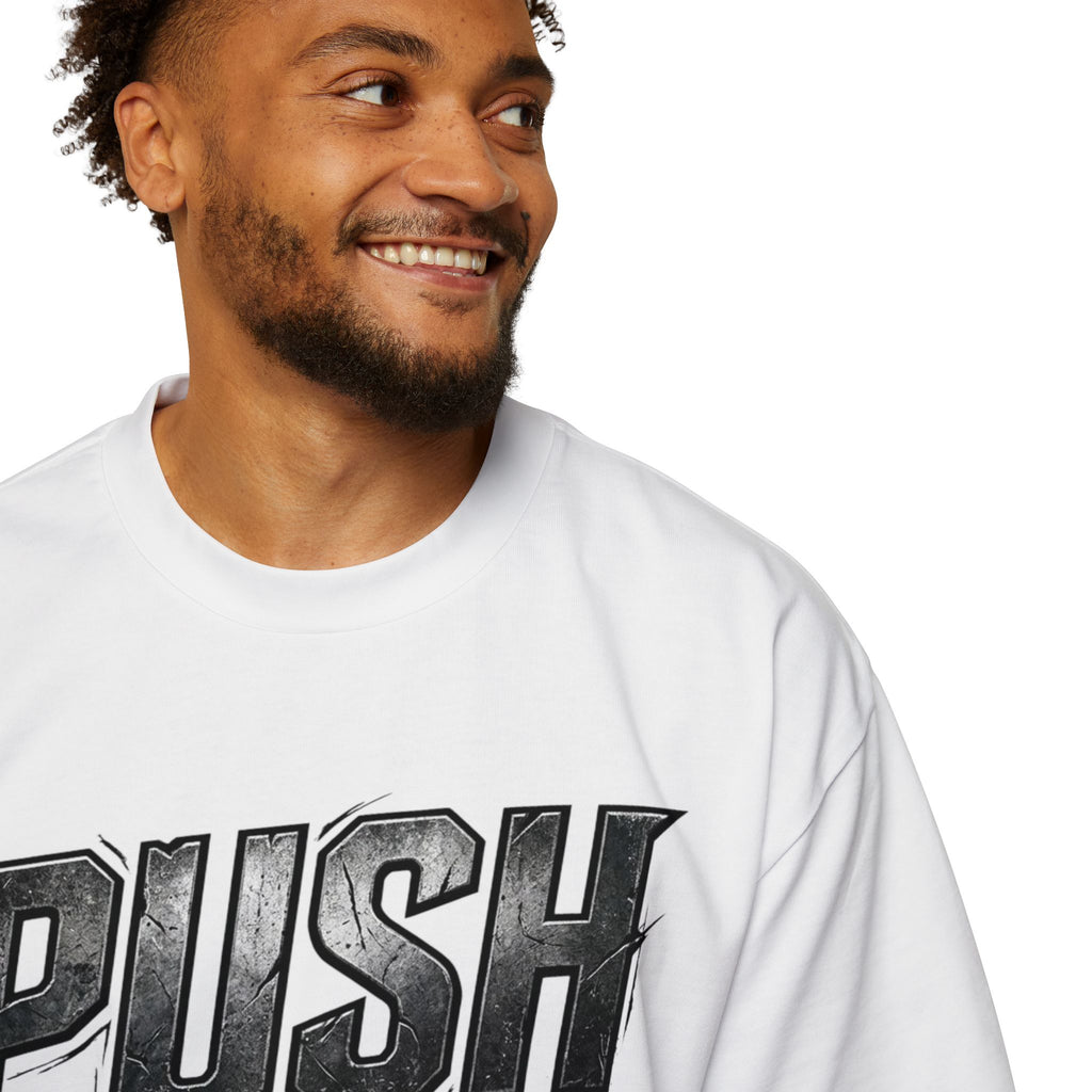 Push Forward Oversized Men's T-Shirt