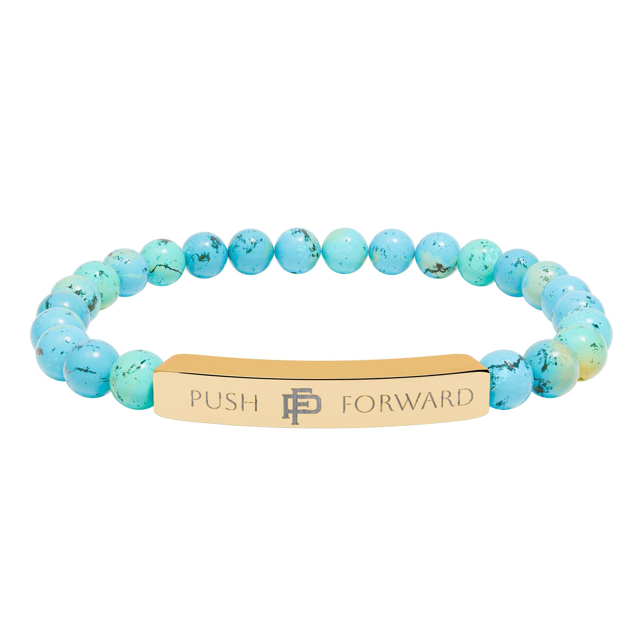 Engravable Natural Stone Bracelet