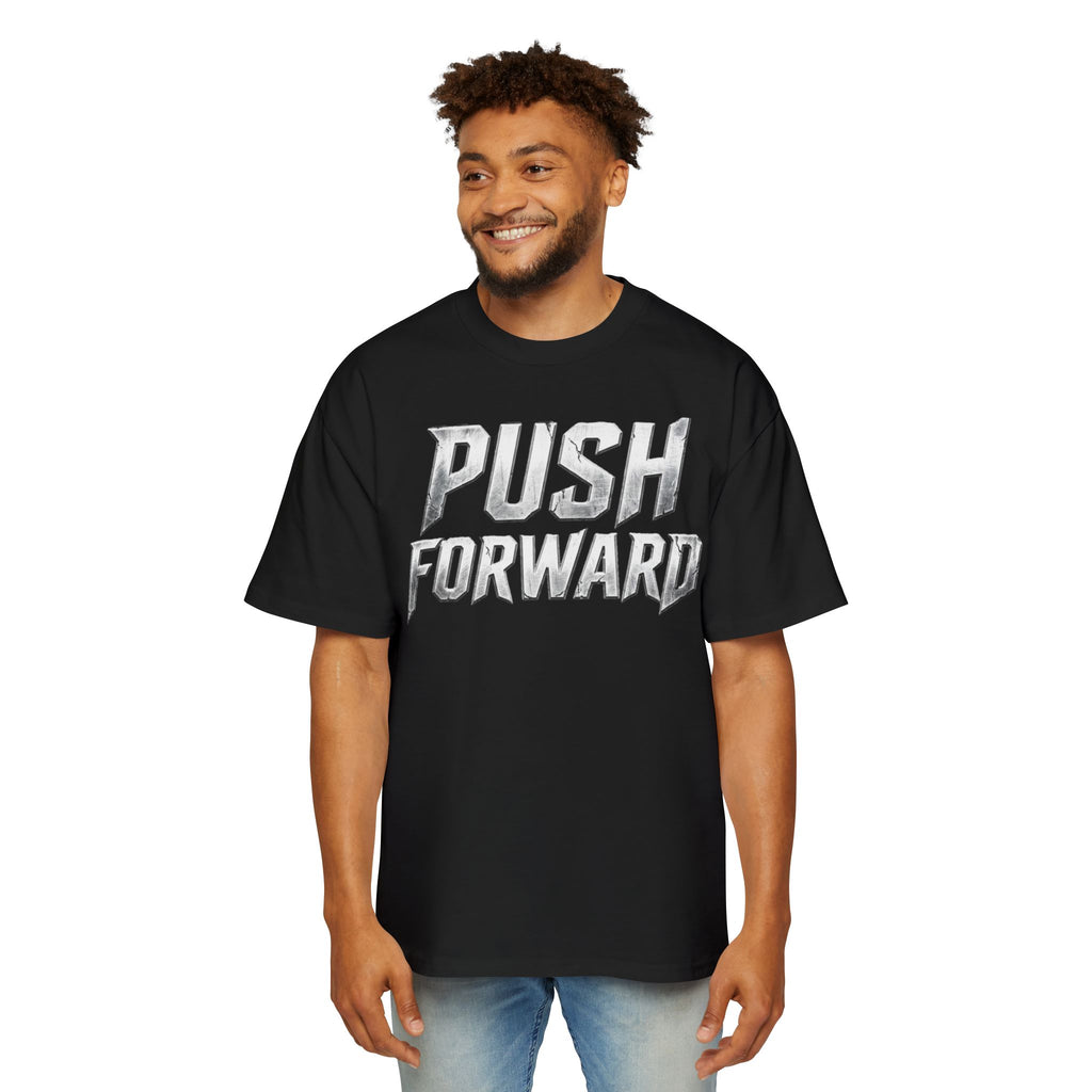 Push Forward Oversized Men's T-Shirt
