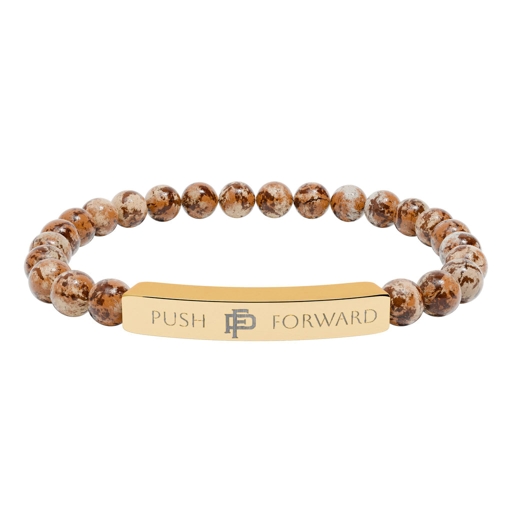 Engravable Natural Stone Bracelet