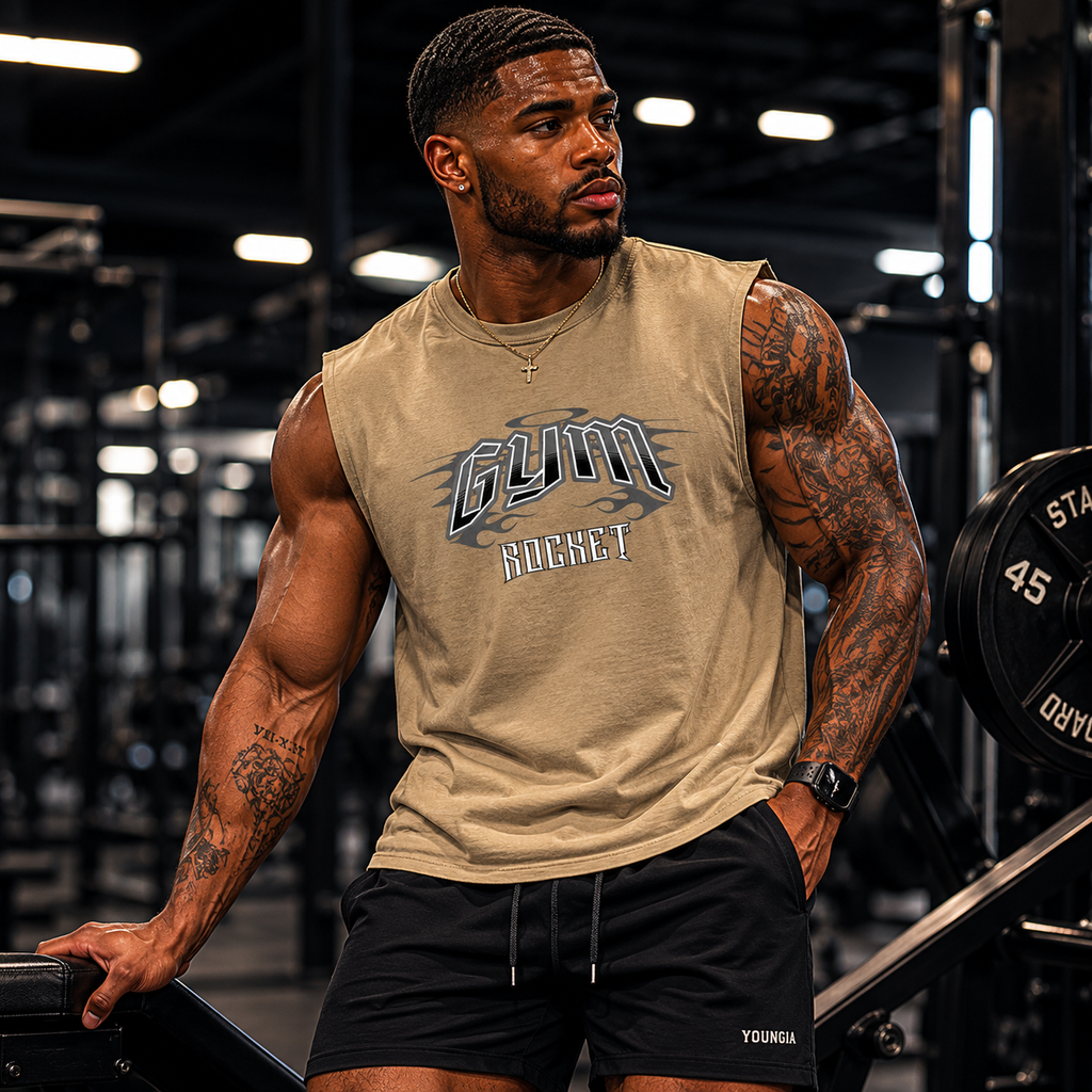 Gym Rocket Muscle Tee